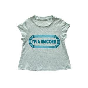 NWOT Tiny Whales “I'm A Unicorn” Tee Size 2